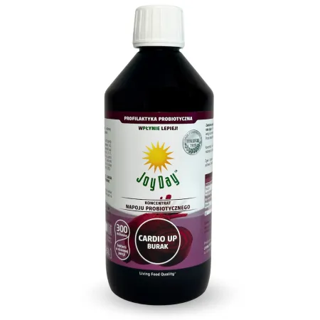 Koncentrat napoju probiotycznego Cardio Up Burak 500 ml – Joy Day