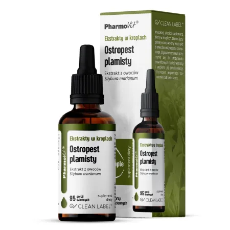 Ekstrakt z ostropestu plamistego 30 ml – Pharmovit Clean Label