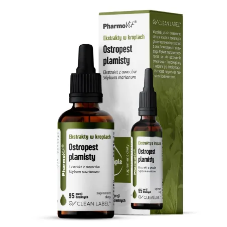 Ekstrakt z ostropestu plamistego 30 ml – Pharmovit Clean Label