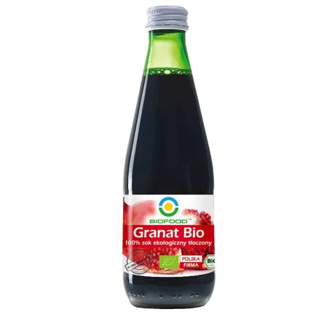 Sok z Granatu NFC BIO 300 ml - Bezglutenowy, Ekologiczny