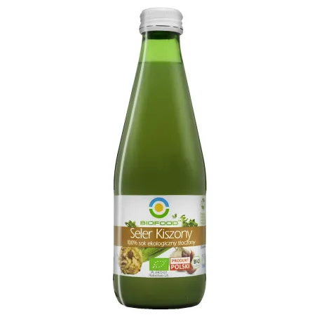 Sok z selerów kiszonych NFC bezglutenowy BIO 300 ml – BioFood