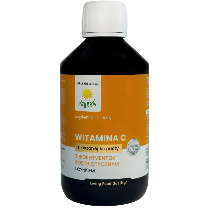 Witamina C z biofermentem postbiotycznym i cynkiem 300 ml – Joy Day