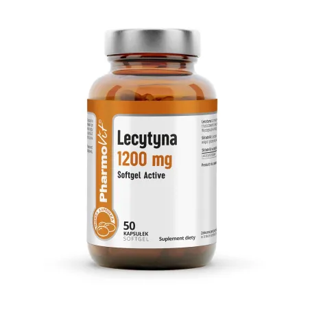 LECYTYNA (1200 mg) BEZGLUTENOWA 50 KAPSUŁEK - PHARMOVIT