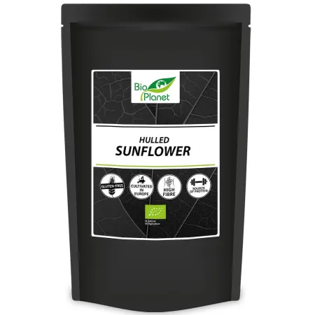 SŁONECZNIK ŁUSKANY BEZGLUTENOWY BIO 800 g - BIO PLANET INTERNATIONAL