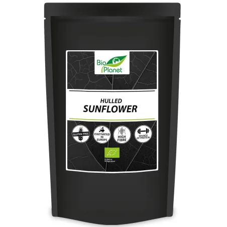 SŁONECZNIK ŁUSKANY BEZGLUTENOWY BIO 800 g - BIO PLANET INTERNATIONAL