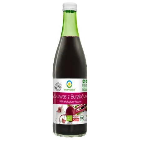 ZAKWAS Z BURAKÓW KISZONYCH BEZGLUTENOWY BIO 500 ml - BIOFOOD