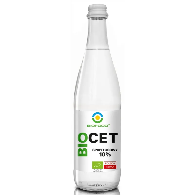 OCET SPIRYTUSOWY 10 % BEZGLUTENOWY BIO 500 ml - BIOFOOD