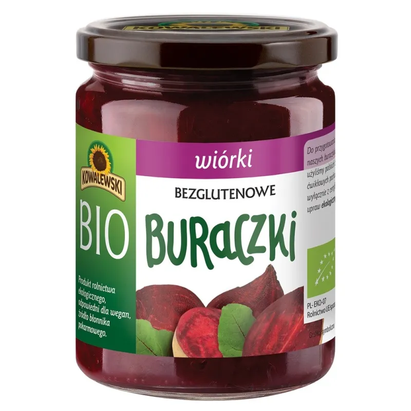 Buraczki Wiórki BIO 540 ml - Bezglutenowe i Ekologiczne