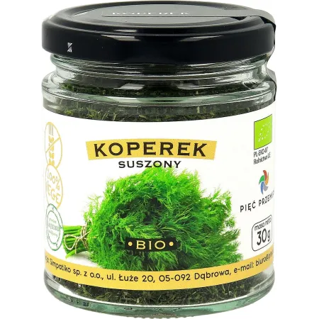 KOPEREK SUSZONY BEZGLUTENOWY BIO 30 g - PIĘĆ PRZEMIAN