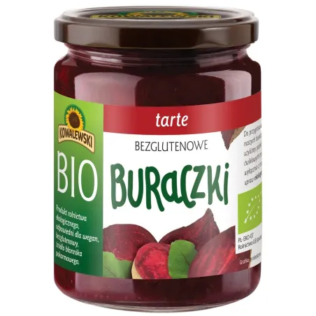 Buraczki Tarte BIO 480 g - Bezglutenowe i Ekologiczne