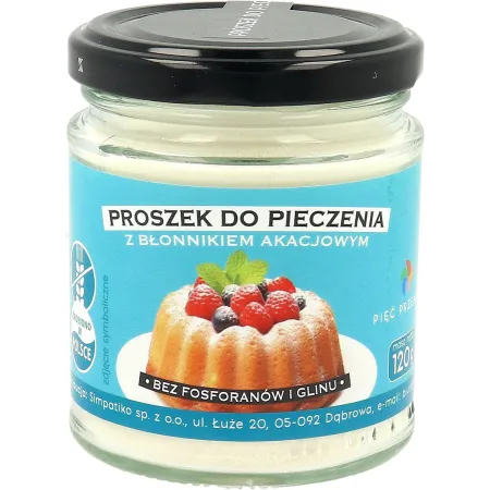 PROSZEK DO PIECZENIA Z BŁONNIKIEM AKACJOWYM BEZGLUTENOWY 120 g - PIĘĆ PRZEMIAN