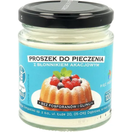 PROSZEK DO PIECZENIA Z BŁONNIKIEM AKACJOWYM BEZGLUTENOWY 120 g - PIĘĆ PRZEMIAN
