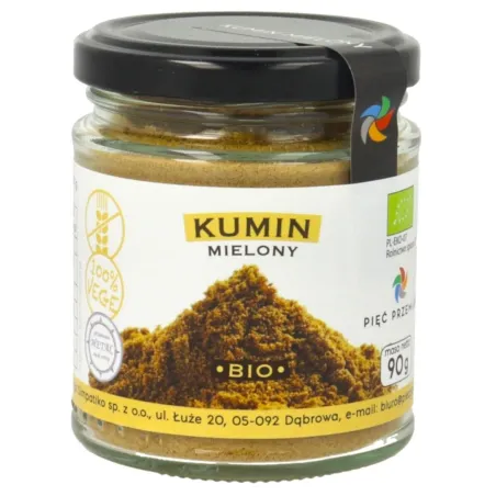 KUMIN MIELONY BEZGLUTENOWY BIO 90 g - PIĘĆ PRZEMIAN