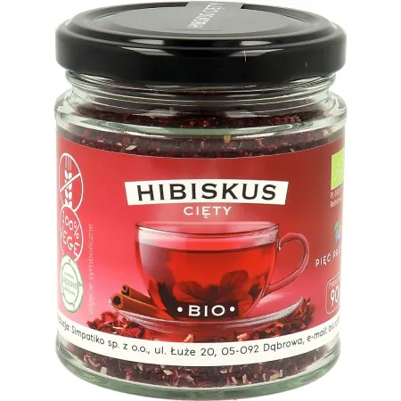 HIBISKUS BEZGLUTENOWY BIO 90 g - PIĘĆ PRZEMIAN