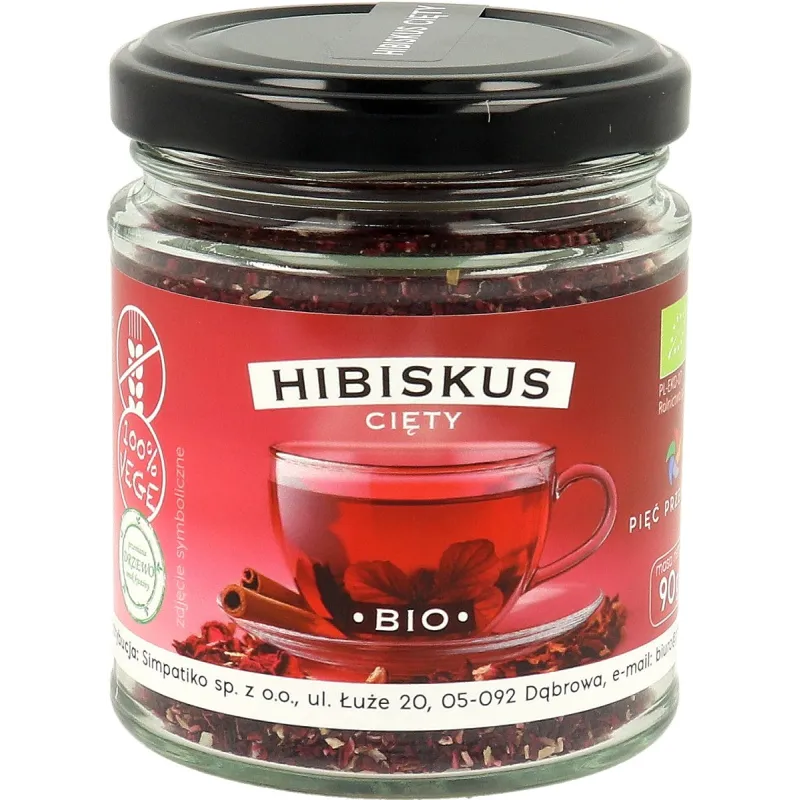 HIBISKUS BEZGLUTENOWY BIO 90 g - PIĘĆ PRZEMIAN
