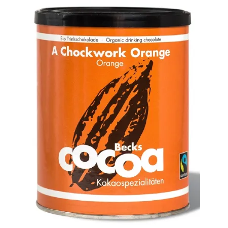 CZEKOLADA DO PICIA POMARAŃCZOWO - IMBIROWA BEZGLUTENOWA BIO 250 g - BECKS COCOA