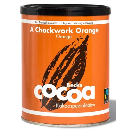 CZEKOLADA DO PICIA POMARAŃCZOWO - IMBIROWA BEZGLUTENOWA BIO 250 g - BECKS COCOA