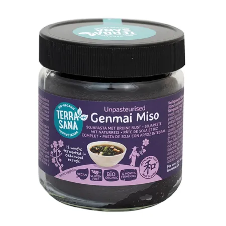 MISO GENMAI (PASTA Z SOI I RYŻU BRĄZOWEGO) BEZGLUTENOWA BIO 350 g - TERRASANA