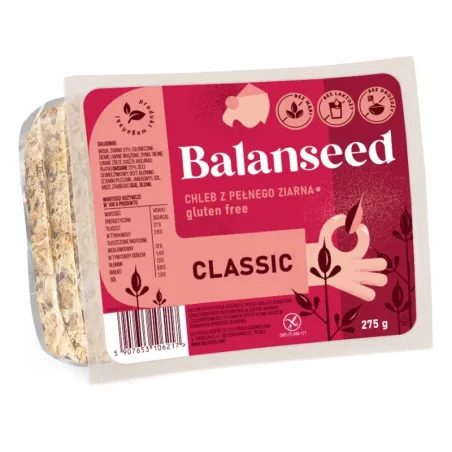 CHLEB Z PEŁNEGO ZIARNA KROJONY BEZGLUTENOWY 275 g - BALVITEN