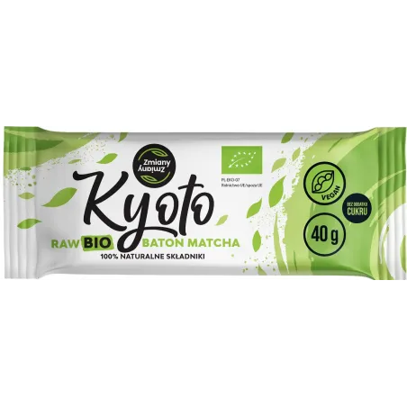 BATON DAKTYLOWY Z MATCHĄ KYOTO BEZGLUTENOWY BIO 40 g - ZMIANY ZMIANY