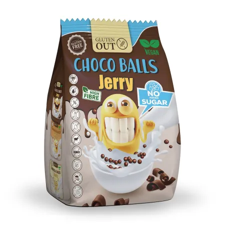 KULKI ZBOŻOWE KAKAOWE BEZ DODATKU CUKRÓW BEZGLUTENOWE 375 g - JERRY GLUTEN OUT