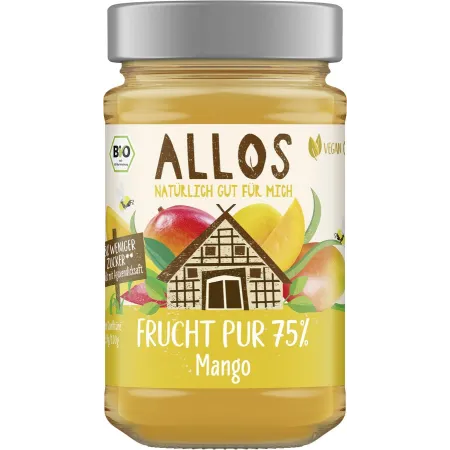 MUS Z MANGO (75 % OWOCÓW) BIO 200 g - ALLOS