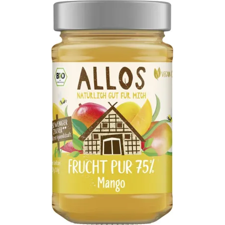 MUS Z MANGO (75 % OWOCÓW) BIO 200 g - ALLOS