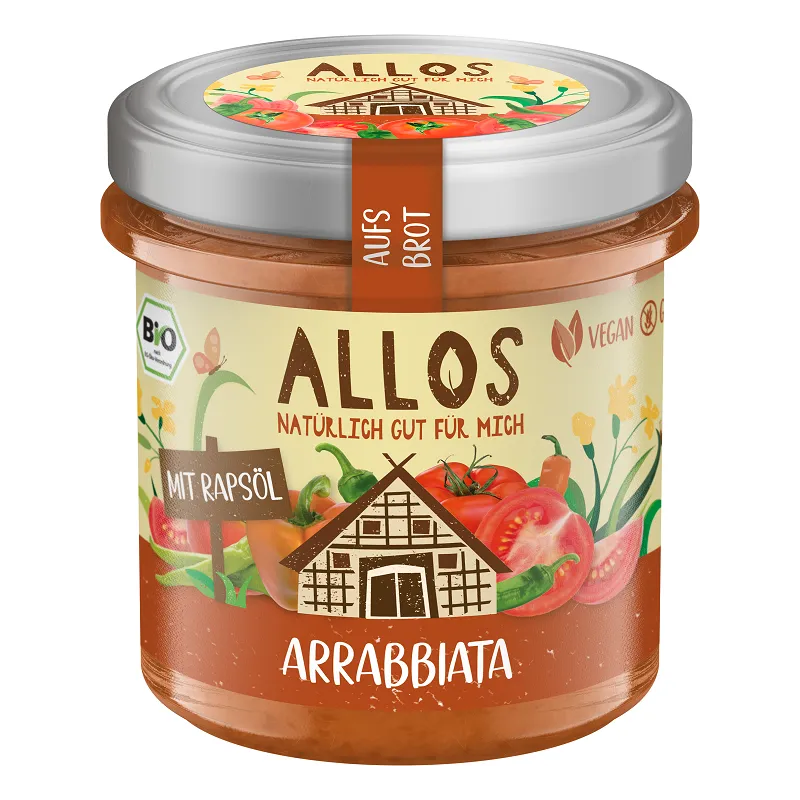Pasta Kremowa Arrabbiata BIO 140 g - Pikantna, Bezglutenowa
