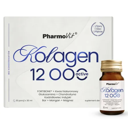 KOLAGEN (12 000 mg) ACTIVE SHOT BEZGLUTENOWY 30 ml - PHARMOVIT