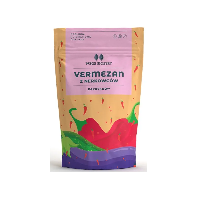 Wegański Tarty Ser z Nerkowców Papryka 90 g Wege Siostry