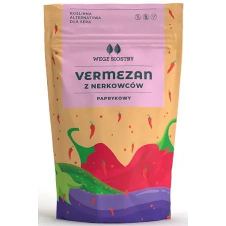 Wegański Tarty Ser z Nerkowców Papryka 90 g Wege Siostry