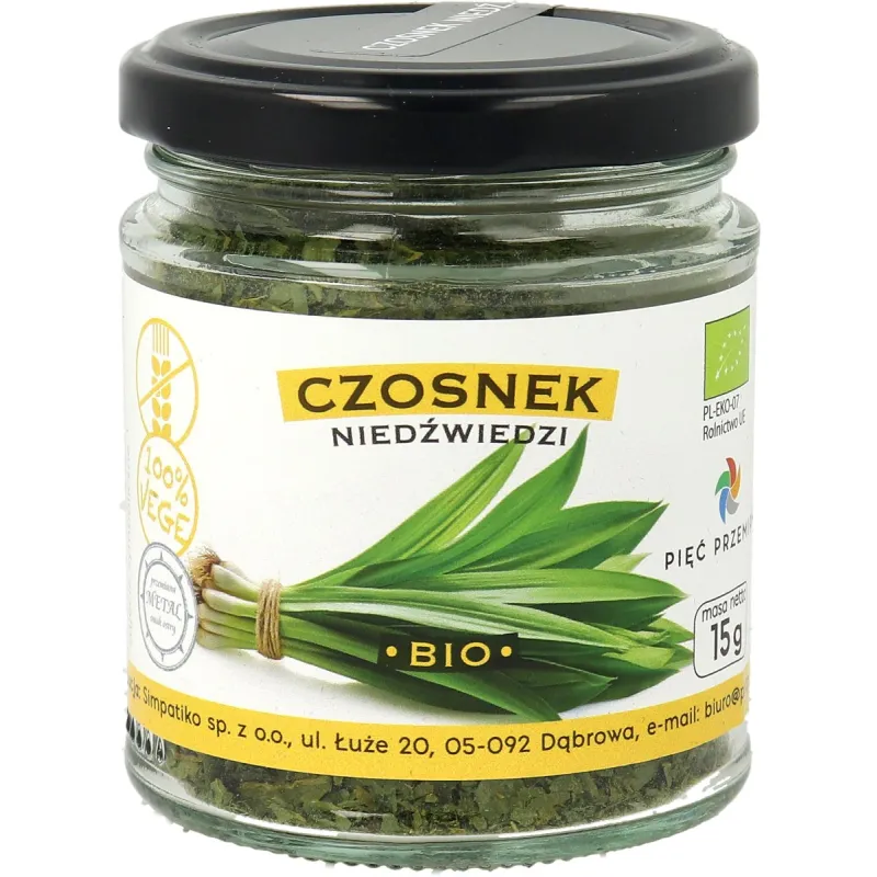 Czosnek Niedźwiedzi Bezglutenowy BIO 15 g