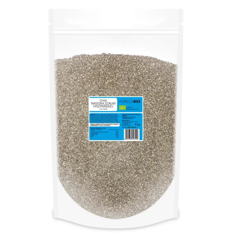 CHIA NASIONA BEZGLUTENOWE BIO 4 kg - HORECA (BIO PLANET)