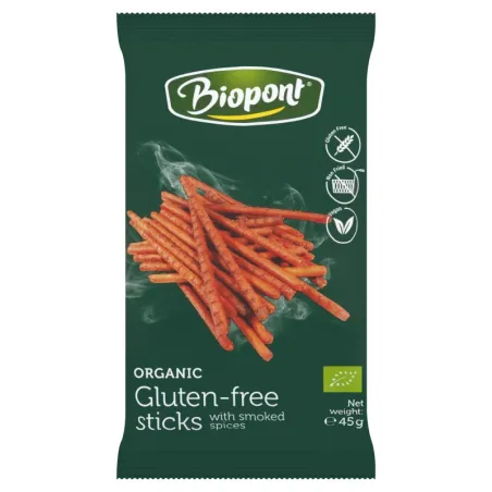 Paluszki Papryka Wędzona Bezglutenowe BIO 45 g