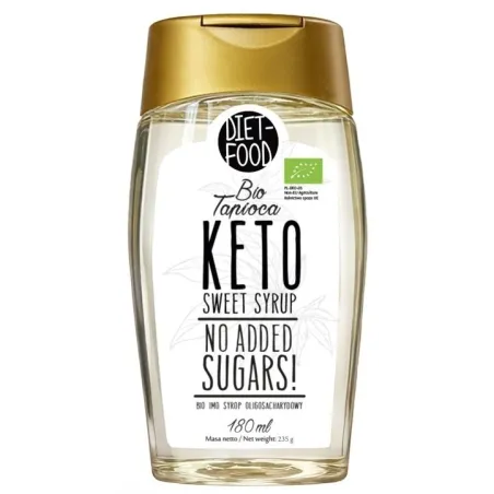 Syrop z Tapioki Keto BIO Bezglutenowy 180 ml Diet Food