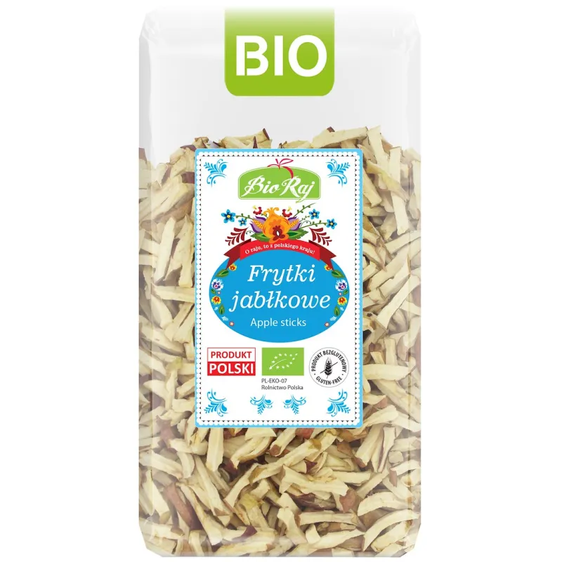 Frytki Jabłkowe BIO 60 g Bezglutenowe Bio Raj