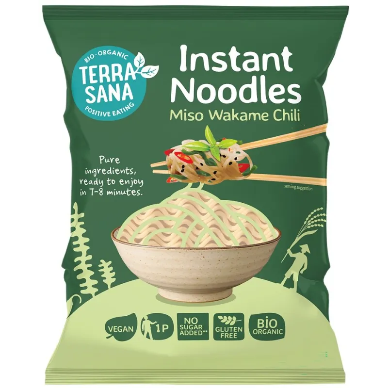 Zupa Miso Wakame Chili BIO 90 g Bezglutenowa Terrasana