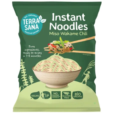 Zupa Miso Wakame Chili BIO 90 g Bezglutenowa Terrasana