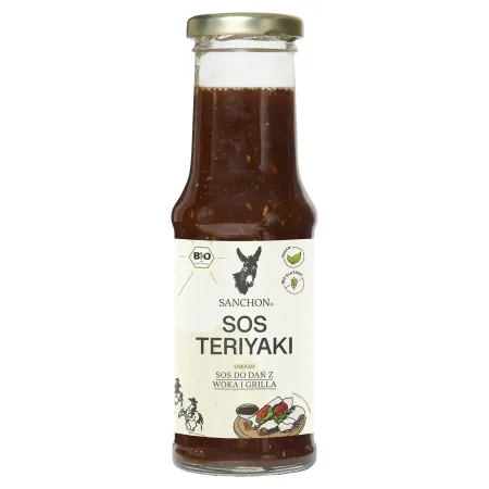 SOS SOJOWY SŁODKI TERIYAKI BEZGLUTENOWY BIO 210 ml - SANCHON
