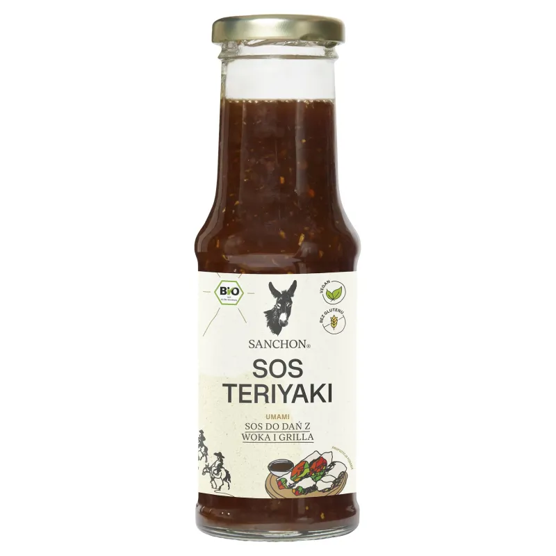 Sos Sojowy Słodki Teriyaki BIO 210 ml Sanchon