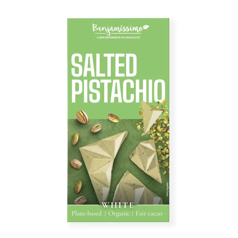 Tabliczka Kakaowa Pistacje Sól Himalajska BIO 60 g