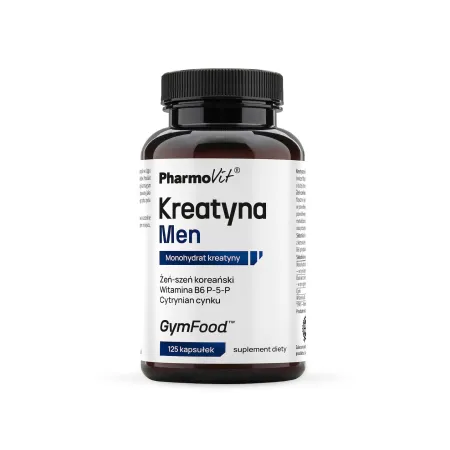 KREATYNA MEN BEZGLUTENOWA 125 KAPSUŁEK - PHARMOVIT (GYM FOOD)