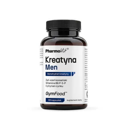 Kreatyna Men Bezglutenowa 125 Kapsułek Pharmovit Gym Food