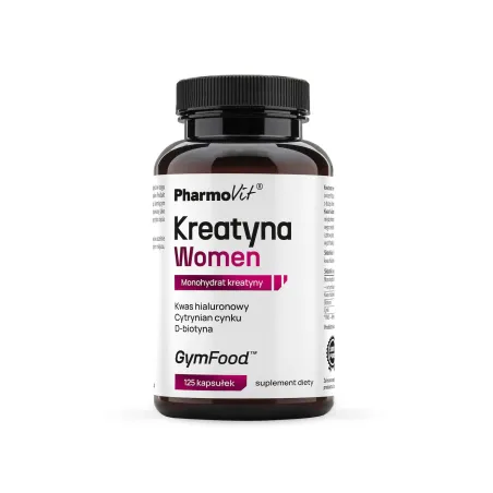 KREATYNA WOMEN BEZGLUTENOWA 125 KAPSUŁEK - PHARMOVIT (GYM FOOD)