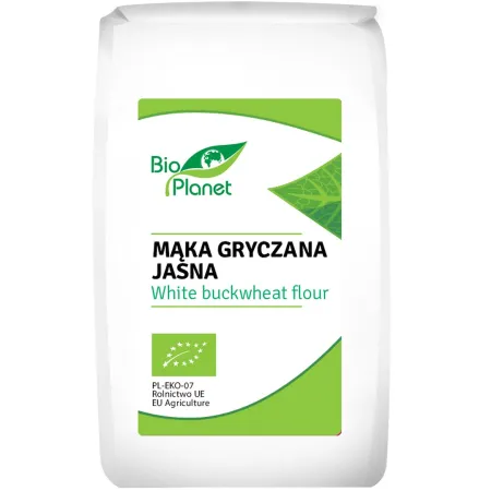MĄKA GRYCZANA JASNA BEZGLUTENOWA BIO 500 g - BIO PLANET