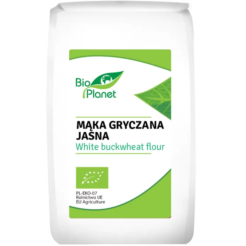 MĄKA GRYCZANA JASNA BEZGLUTENOWA BIO 500 g - BIO PLANET