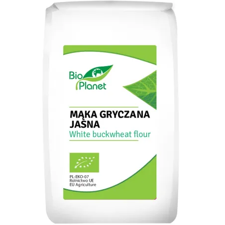 MĄKA GRYCZANA JASNA BEZGLUTENOWA BIO 500 g - BIO PLANET