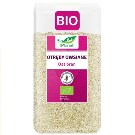 OTRĘBY OWSIANE BEZGLUTENOWE BIO 300 g - BIO PLANET