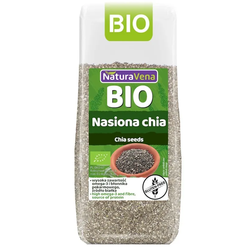 Chia Nasiona Bezglutenowe BIO 200 g Naturavena