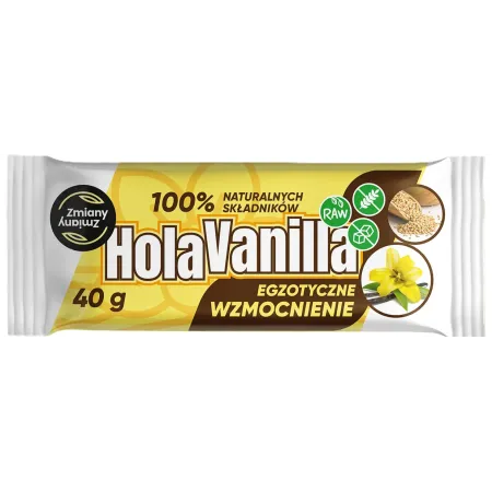 BATON HOLA VANILLA BEZGLUTENOWY 40 g - ZMIANY ZMIANY